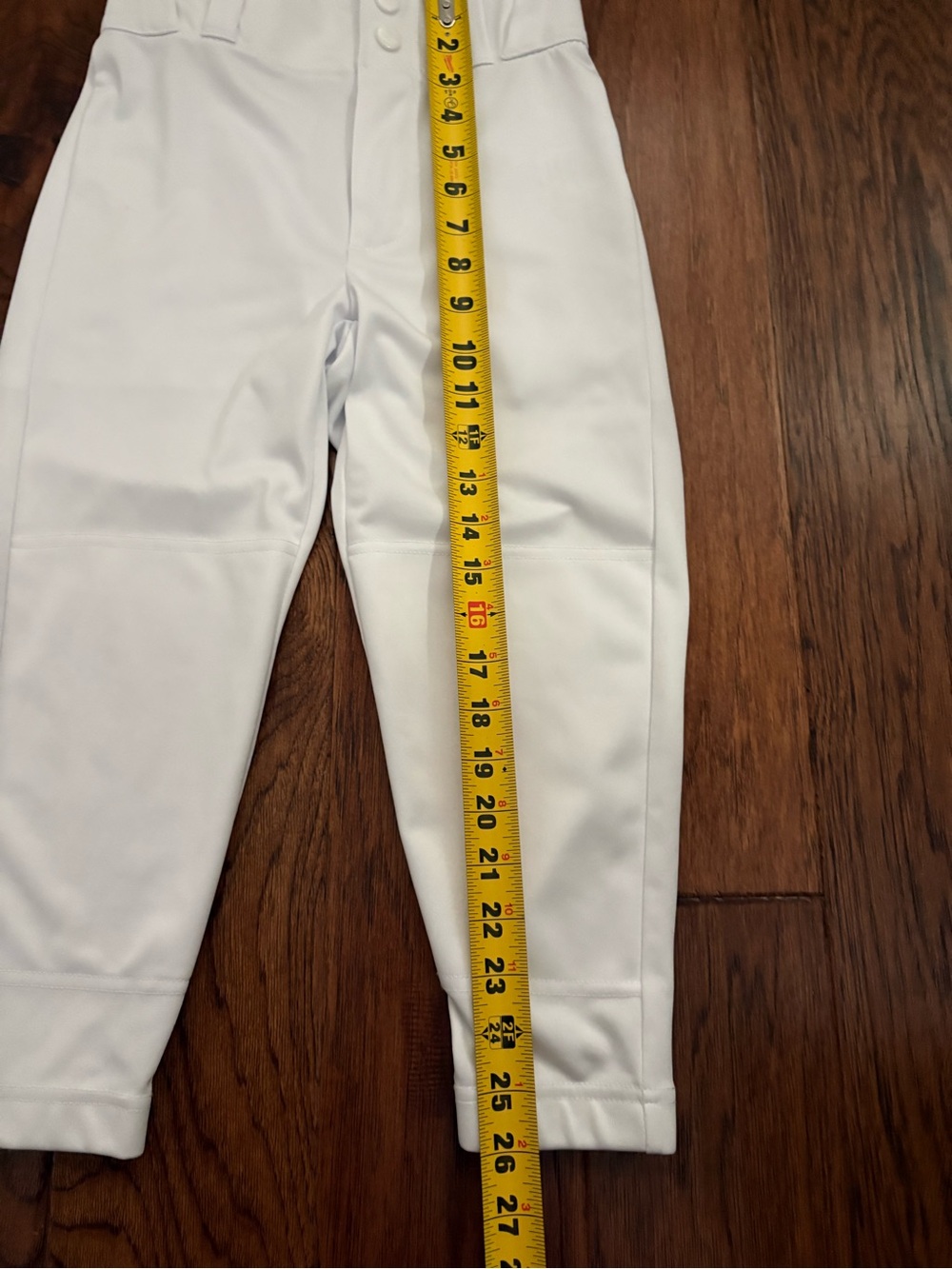 Youth Small Dirty Mids White Baseball Pants - Picture 2 of 5